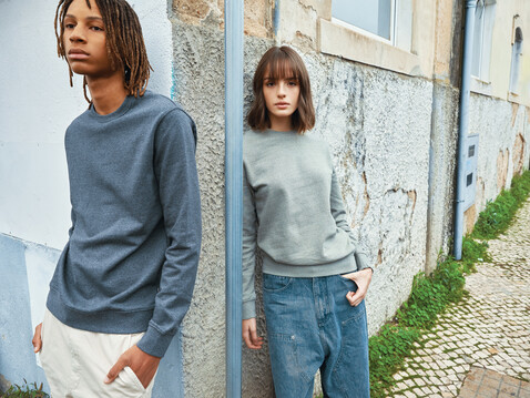 IQONIQ Denali ungefärbt. Rundhals-Sweater aus recycelter BW heather anthracite bedrucken, Art.-Nr. T9301.014.XL IQONIQ Denali ungefärbt. Rundhals-Sweater aus recycelter BW heather anthracite bedrucken, Art.-Nr. T9301.014.XL