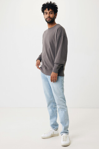 IQONIQ Kruger Relax-Rundhals-Sweater aus recycelt. Baumwolle anthrazit bedrucken, Art.-Nr. T9302.019.XXXL IQONIQ Kruger Relax-Rundhals-Sweater aus recycelt. Baumwolle anthrazit bedrucken, Art.-Nr. T9302.019.XXXL