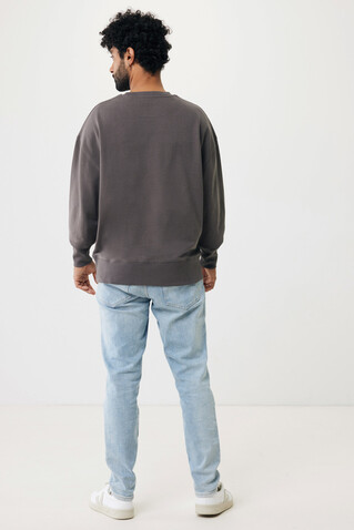 IQONIQ Kruger Relax-Rundhals-Sweater aus recycelt. Baumwolle anthrazit bedrucken, Art.-Nr. T9302.019.XXXL IQONIQ Kruger Relax-Rundhals-Sweater aus recycelt. Baumwolle anthrazit bedrucken, Art.-Nr. T9302.019.XXXL