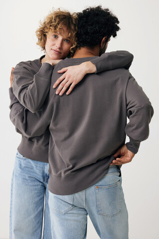 IQONIQ Kruger Relax-Rundhals-Sweater aus recycelt. Baumwolle anthrazit bedrucken, Art.-Nr. T9302.019.XXXL IQONIQ Kruger Relax-Rundhals-Sweater aus recycelt. Baumwolle anthrazit bedrucken, Art.-Nr. T9302.019.XXXL