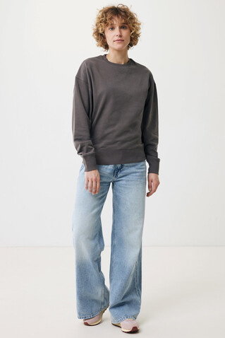 IQONIQ Kruger Relax-Rundhals-Sweater aus recycelt. Baumwolle anthrazit bedrucken, Art.-Nr. T9302.019.XXXL IQONIQ Kruger Relax-Rundhals-Sweater aus recycelt. Baumwolle anthrazit bedrucken, Art.-Nr. T9302.019.XXXL