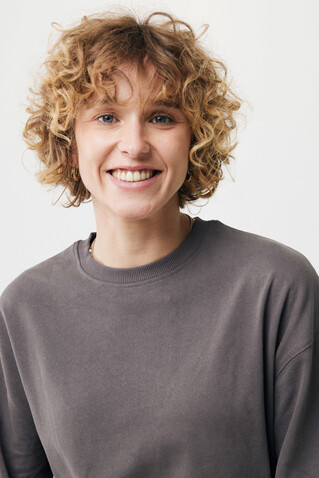 IQONIQ Kruger Relax-Rundhals-Sweater aus recycelt. Baumwolle anthrazit bedrucken, Art.-Nr. T9302.019.XXXL IQONIQ Kruger Relax-Rundhals-Sweater aus recycelt. Baumwolle anthrazit bedrucken, Art.-Nr. T9302.019.XXXL