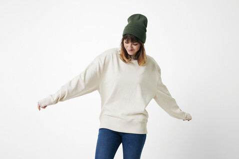 IQONIQ Kruger Relax-Rundhals-Sweater aus recycelt. Baumwolle natural raw bedrucken, Art.-Nr. T9302.018.XXXL IQONIQ Kruger Relax-Rundhals-Sweater aus recycelt. Baumwolle natural raw bedrucken, Art.-Nr. T9302.018.XXXL