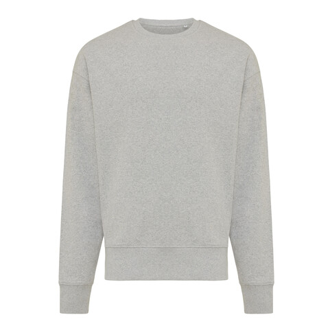 IQONIQ Kruger Relax-Rundhals-Sweater aus recycelt. Baumwolle heather grey bedrucken, Art.-Nr. T9302.013.S IQONIQ Kruger Relax-Rundhals-Sweater aus recycelt. Baumwolle heather grey bedrucken, Art.-Nr. T9302.013.S