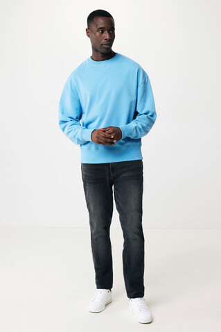 IQONIQ Kruger Relax-Rundhals-Sweater aus recycelt. Baumwolle tranquil blue bedrucken, Art.-Nr. T9302.010.XXL IQONIQ Kruger Relax-Rundhals-Sweater aus recycelt. Baumwolle tranquil blue bedrucken, Art.-Nr. T9302.010.XXL