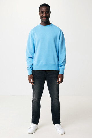 IQONIQ Kruger Relax-Rundhals-Sweater aus recycelt. Baumwolle tranquil blue bedrucken, Art.-Nr. T9302.010.XXL IQONIQ Kruger Relax-Rundhals-Sweater aus recycelt. Baumwolle tranquil blue bedrucken, Art.-Nr. T9302.010.XXL