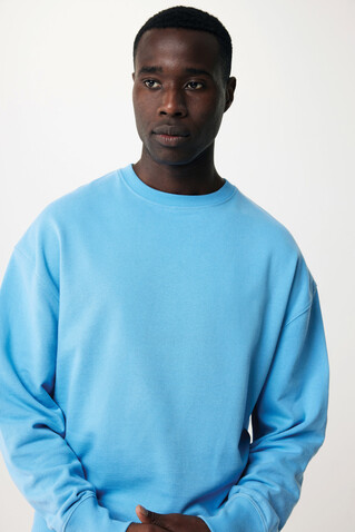 IQONIQ Kruger Relax-Rundhals-Sweater aus recycelt. Baumwolle tranquil blue bedrucken, Art.-Nr. T9302.010.XXL IQONIQ Kruger Relax-Rundhals-Sweater aus recycelt. Baumwolle tranquil blue bedrucken, Art.-Nr. T9302.010.XXL
