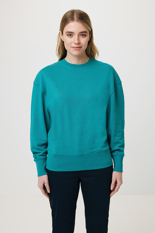 IQONIQ Kruger Relax-Rundhals-Sweater aus recycelt. Baumwolle verdigris bedrucken, Art.-Nr. T9302.009.XL IQONIQ Kruger Relax-Rundhals-Sweater aus recycelt. Baumwolle verdigris bedrucken, Art.-Nr. T9302.009.XL