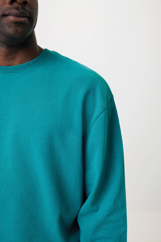 IQONIQ Kruger Relax-Rundhals-Sweater aus recycelt. Baumwolle verdigris bedrucken, Art.-Nr. T9302.009.XL IQONIQ Kruger Relax-Rundhals-Sweater aus recycelt. Baumwolle verdigris bedrucken, Art.-Nr. T9302.009.XL