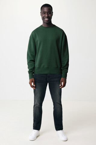 IQONIQ Kruger Relax-Rundhals-Sweater aus recycelt. Baumwolle forest green bedrucken, Art.-Nr. T9302.005.S IQONIQ Kruger Relax-Rundhals-Sweater aus recycelt. Baumwolle forest green bedrucken, Art.-Nr. T9302.005.S