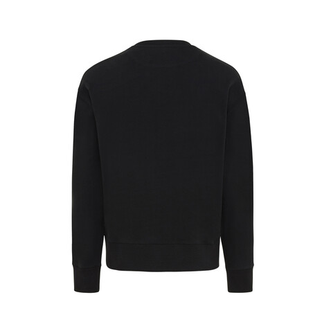 IQONIQ Kruger Relax-Rundhals-Sweater aus recycelt. Baumwolle schwarz bedrucken, Art.-Nr. T9302.001.XXXL IQONIQ Kruger Relax-Rundhals-Sweater aus recycelt. Baumwolle schwarz bedrucken, Art.-Nr. T9302.001.XXXL