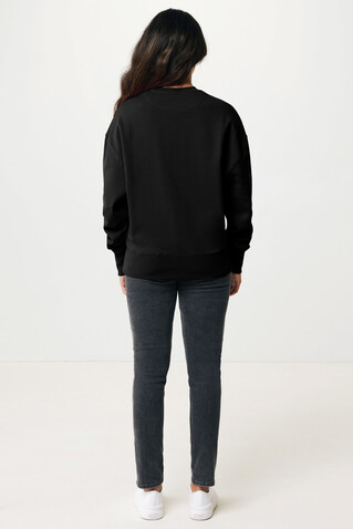 IQONIQ Kruger Relax-Rundhals-Sweater aus recycelt. Baumwolle schwarz bedrucken, Art.-Nr. T9302.001.XXXL IQONIQ Kruger Relax-Rundhals-Sweater aus recycelt. Baumwolle schwarz bedrucken, Art.-Nr. T9302.001.XXXL