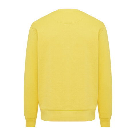 IQONIQ Etosha Lightweight Sweater aus recycelter Baumwolle gelb bedrucken, Art.-Nr. T9303.045.XS