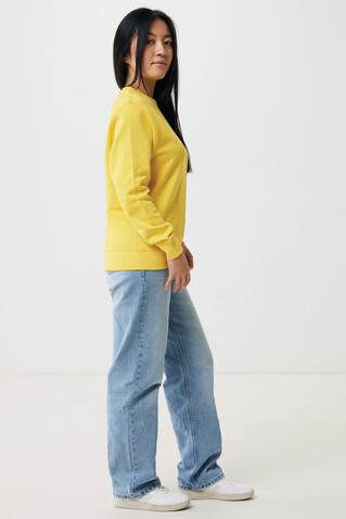 IQONIQ Etosha Lightweight Sweater aus recycelter Baumwolle gelb bedrucken, Art.-Nr. T9303.045.XS