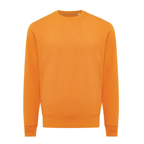 IQONIQ Etosha Lightweight Sweater aus recycelter Baumwolle orange bedrucken, Art.-Nr. T9303.044.XXS