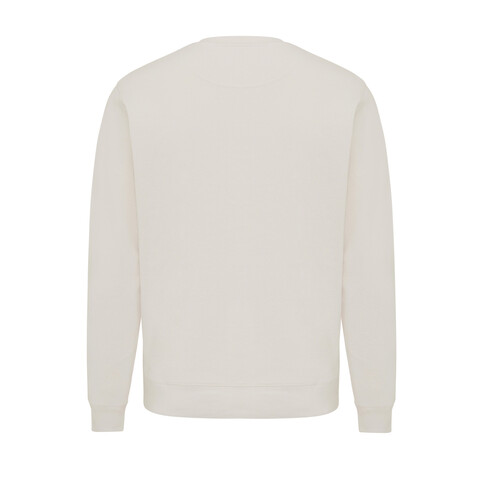 IQONIQ Etosha Lightweight Sweater aus recycelter Baumwolle ivory white bedrucken, Art.-Nr. T9303.040.L