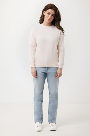 IQONIQ Etosha Lightweight Sweater aus recycelter Baumwolle cloud pink bedrucken, Art.-Nr. T9303.039.M