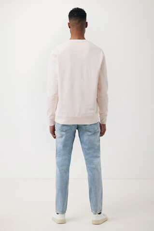 IQONIQ Etosha Lightweight Sweater aus recycelter Baumwolle cloud pink bedrucken, Art.-Nr. T9303.039.M
