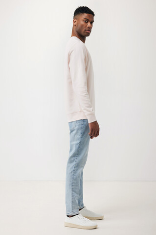 IQONIQ Etosha Lightweight Sweater aus recycelter Baumwolle cloud pink bedrucken, Art.-Nr. T9303.039.M