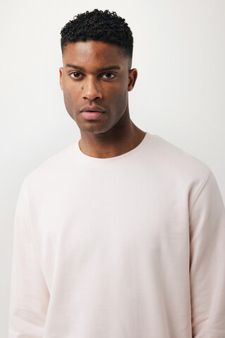 IQONIQ Etosha Lightweight Sweater aus recycelter Baumwolle cloud pink bedrucken, Art.-Nr. T9303.039.M