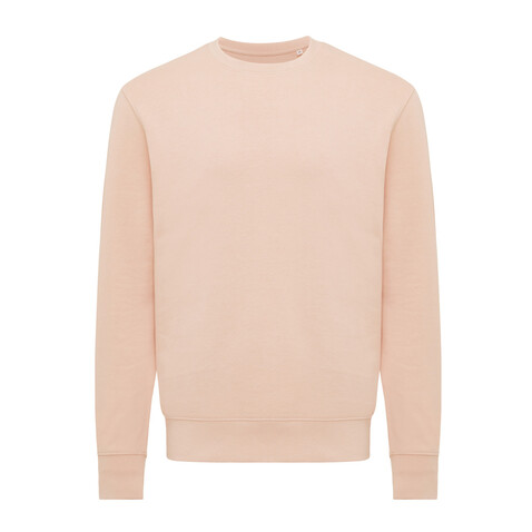IQONIQ Etosha Lightweight Sweater aus recycelter Baumwolle peach nectar bedrucken, Art.-Nr. T9303.038.S