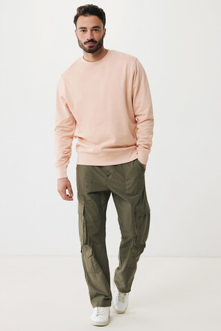 IQONIQ Etosha Lightweight Sweater aus recycelter Baumwolle peach nectar bedrucken, Art.-Nr. T9303.038.S