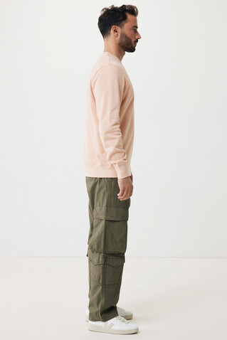 IQONIQ Etosha Lightweight Sweater aus recycelter Baumwolle peach nectar bedrucken, Art.-Nr. T9303.038.S
