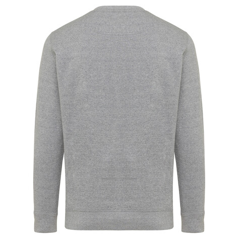 IQONIQ Etosha Lightweight Sweater aus recycelter Baumwolle light heather anthracite bedrucken, Art.-Nr. T9303.034.XXXL