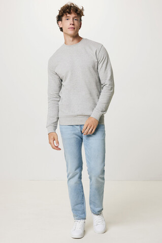 IQONIQ Etosha Lightweight Sweater aus recycelter Baumwolle light heather grey bedrucken, Art.-Nr. T9303.032.XL IQONIQ Etosha Lightweight Sweater aus recycelter Baumwolle light heather grey bedrucken, Art.-Nr. T9303.032.XL