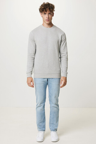 IQONIQ Etosha Lightweight Sweater aus recycelter Baumwolle light heather grey bedrucken, Art.-Nr. T9303.032.XL IQONIQ Etosha Lightweight Sweater aus recycelter Baumwolle light heather grey bedrucken, Art.-Nr. T9303.032.XL