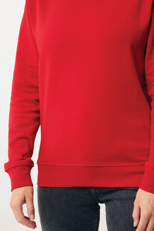 IQONIQ Etosha Lightweight Sweater aus recycelter Baumwolle rot bedrucken, Art.-Nr. T9303.029.L