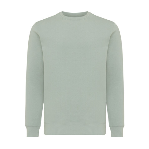 IQONIQ Etosha Lightweight Sweater aus recycelter Baumwolle Iceberg green bedrucken, Art.-Nr. T9303.023.XXXL