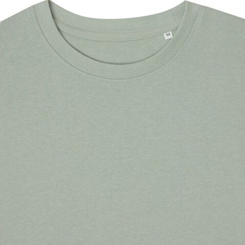 IQONIQ Etosha Lightweight Sweater aus recycelter Baumwolle Iceberg green bedrucken, Art.-Nr. T9303.023.XXXL