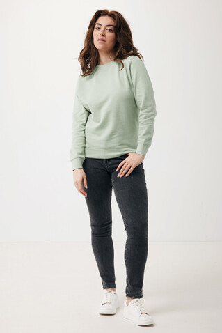 IQONIQ Etosha Lightweight Sweater aus recycelter Baumwolle Iceberg green bedrucken, Art.-Nr. T9303.023.XXXL