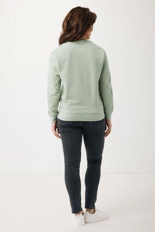 IQONIQ Etosha Lightweight Sweater aus recycelter Baumwolle Iceberg green bedrucken, Art.-Nr. T9303.023.XXXL