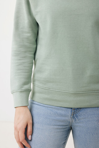 IQONIQ Etosha Lightweight Sweater aus recycelter Baumwolle Iceberg green bedrucken, Art.-Nr. T9303.023.XXXL