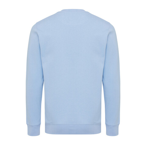 IQONIQ Etosha Lightweight Sweater aus recycelter Baumwolle sky blue bedrucken, Art.-Nr. T9303.022.XXXL
