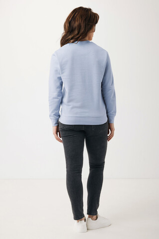 IQONIQ Etosha Lightweight Sweater aus recycelter Baumwolle sky blue bedrucken, Art.-Nr. T9303.022.XXXL