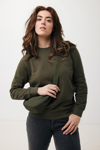 IQONIQ Etosha Lightweight Sweater aus recycelter Baumwolle khaki bedrucken, Art.-Nr. T9303.020.XXS