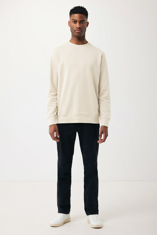IQONIQ Etosha Lightweight Sweater aus recycelter Baumwolle natural raw bedrucken, Art.-Nr. T9303.018.XXS