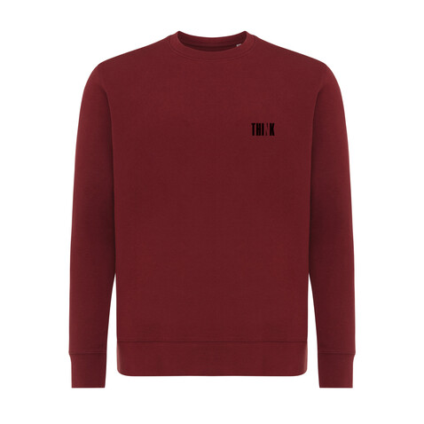 IQONIQ Etosha Lightweight Sweater aus recycelter Baumwolle burgunderrot bedrucken, Art.-Nr. T9303.007.XXL IQONIQ Etosha Lightweight Sweater aus recycelter Baumwolle burgunderrot bedrucken, Art.-Nr. T9303.007.XXL