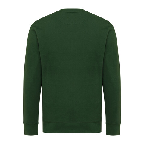 IQONIQ Etosha Lightweight Sweater aus recycelter Baumwolle forest green bedrucken, Art.-Nr. T9303.005.M