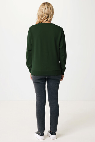 IQONIQ Etosha Lightweight Sweater aus recycelter Baumwolle forest green bedrucken, Art.-Nr. T9303.005.M