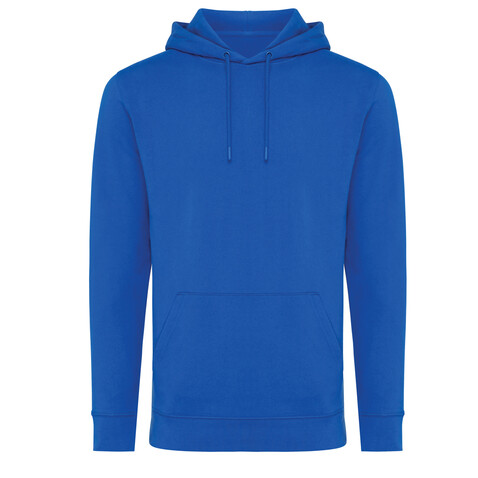 IQONIQ Jasper Hoodie aus recycelter Baumwolle Königsblau bedrucken, Art.-Nr. T9400.025.S