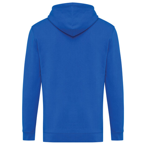 IQONIQ Jasper Hoodie aus recycelter Baumwolle Königsblau bedrucken, Art.-Nr. T9400.025.S