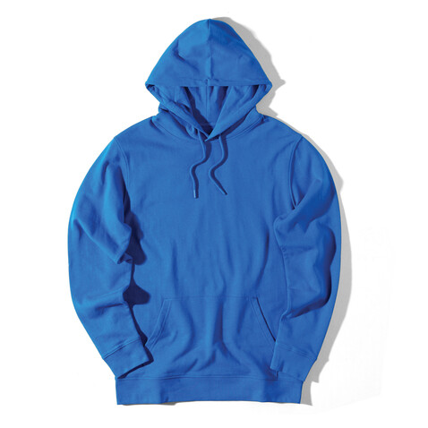 IQONIQ Jasper Hoodie aus recycelter Baumwolle Königsblau bedrucken, Art.-Nr. T9400.025.S