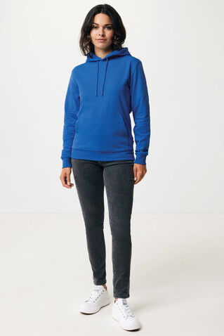 IQONIQ Jasper Hoodie aus recycelter Baumwolle Königsblau bedrucken, Art.-Nr. T9400.025.S