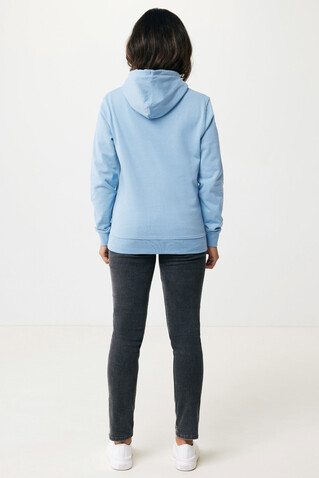 IQONIQ Jasper Hoodie aus recycelter Baumwolle sky blue bedrucken, Art.-Nr. T9400.022.L