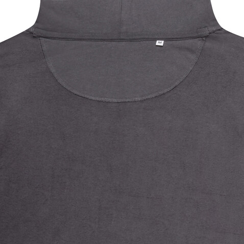 IQONIQ Jasper Hoodie aus recycelter Baumwolle anthrazit bedrucken, Art.-Nr. T9400.019.XL