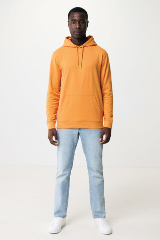 Iqoniq Jasper Hoodie aus recycelter Baumwolle sundial orange bedrucken, Art.-Nr. T9400.012.XXXL